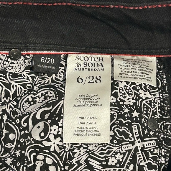 NWT Scotch and Soda The Glow High Rise Bootcut 6/28 - Picture 9 of 11